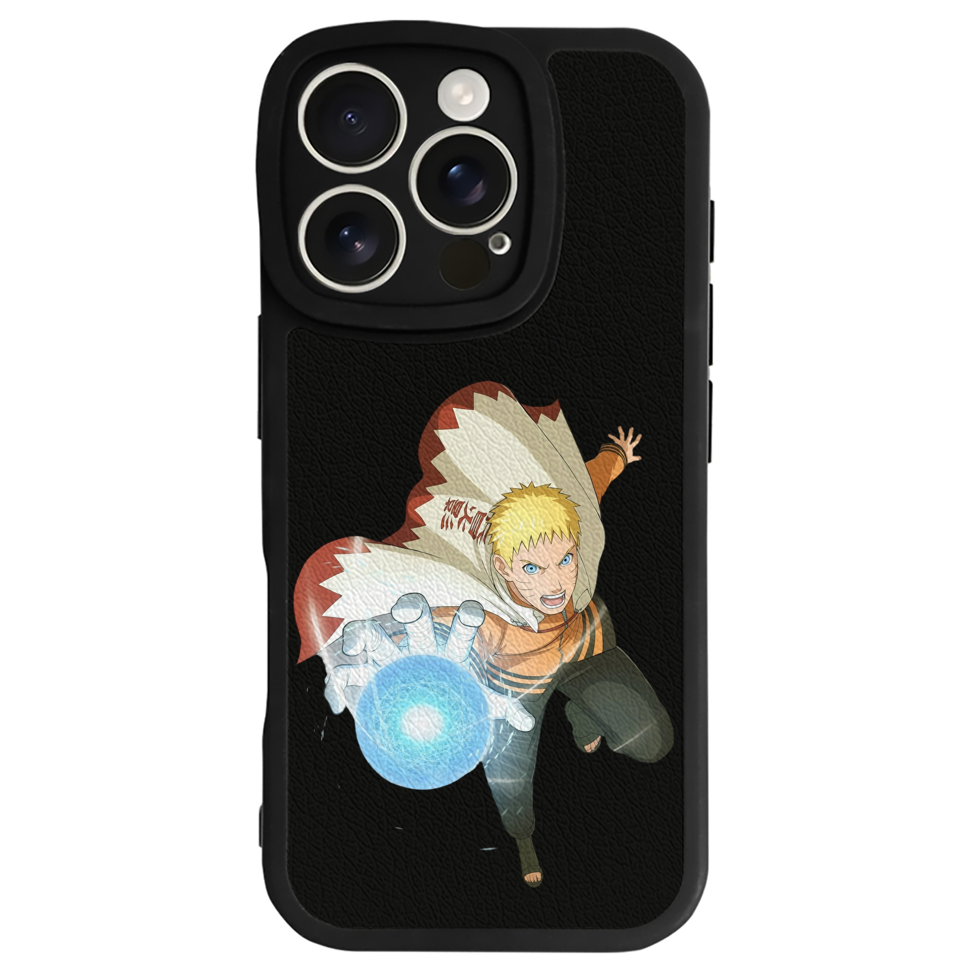 （画像用） NARUTO -ナルト- うずまき ナルト Uzumaki Naruto 【iPhone 16シリーズ対応】シリコンスマホケース（レザー調） 材質：シリコン